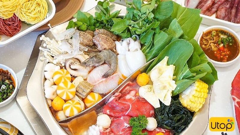 Voucher buffet Yuhua đầy ắp topping nhìn vào là mê ngay